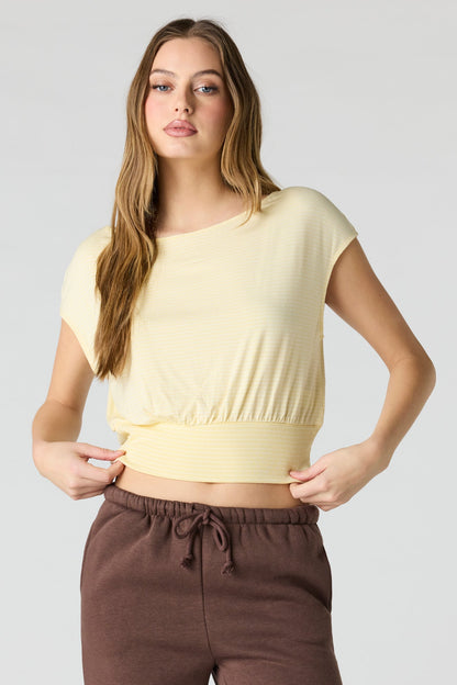 Striped Dolman Top