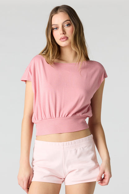 Striped Dolman Top