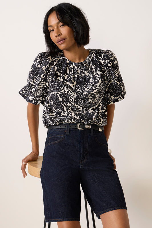 Declan Printed Blouse
