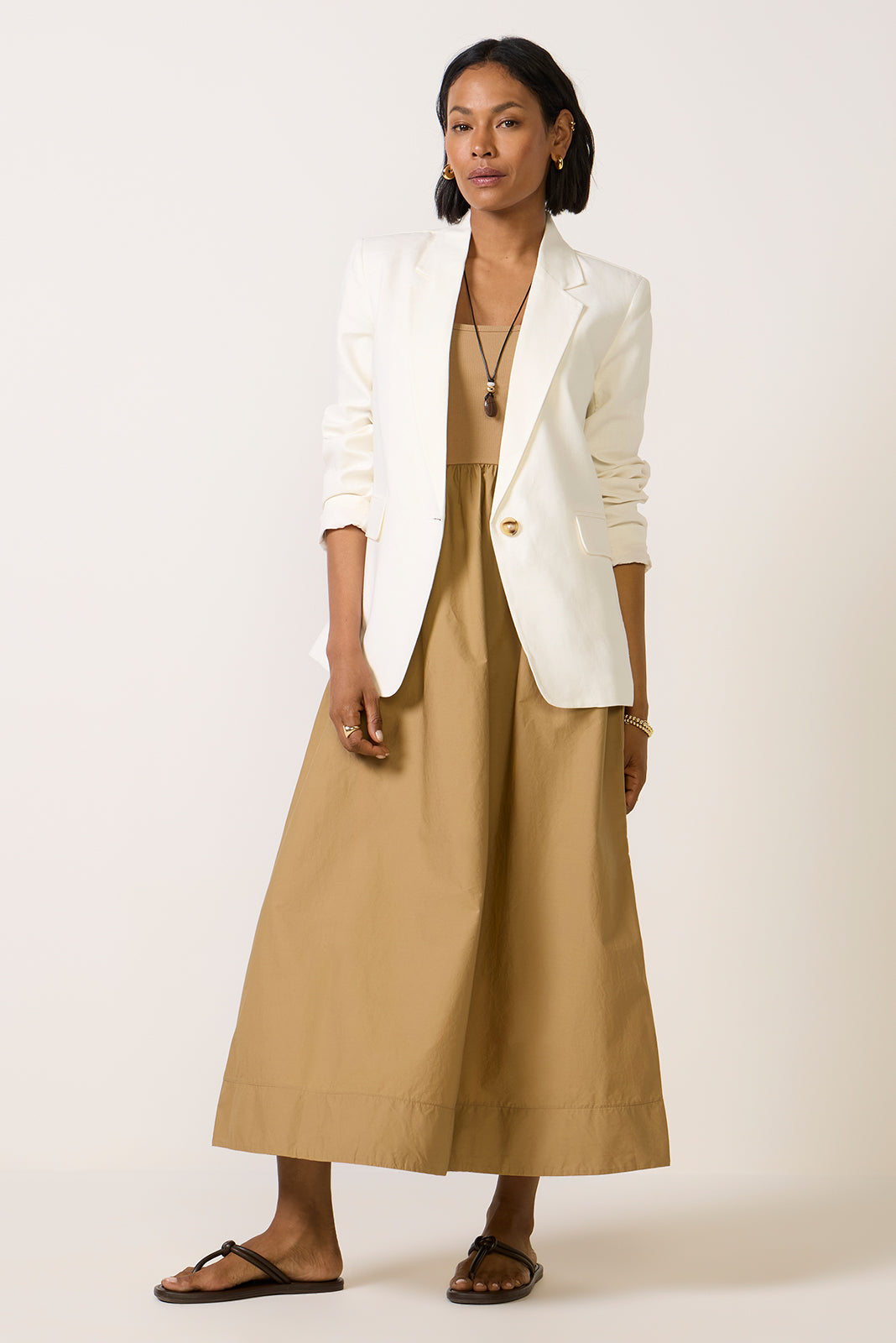 Evan Linen Blazer