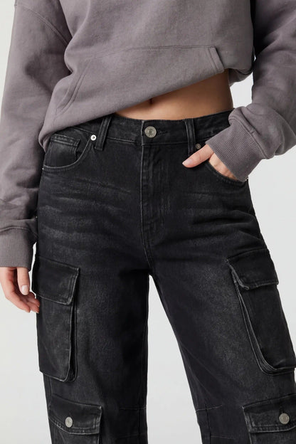 Multi Pocket Cargo Jean