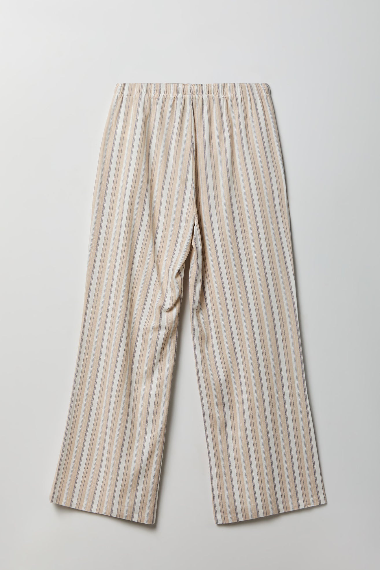 Linen-Blend Flowy Wide Leg Pant