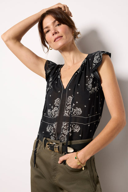 Bandana Print Tank