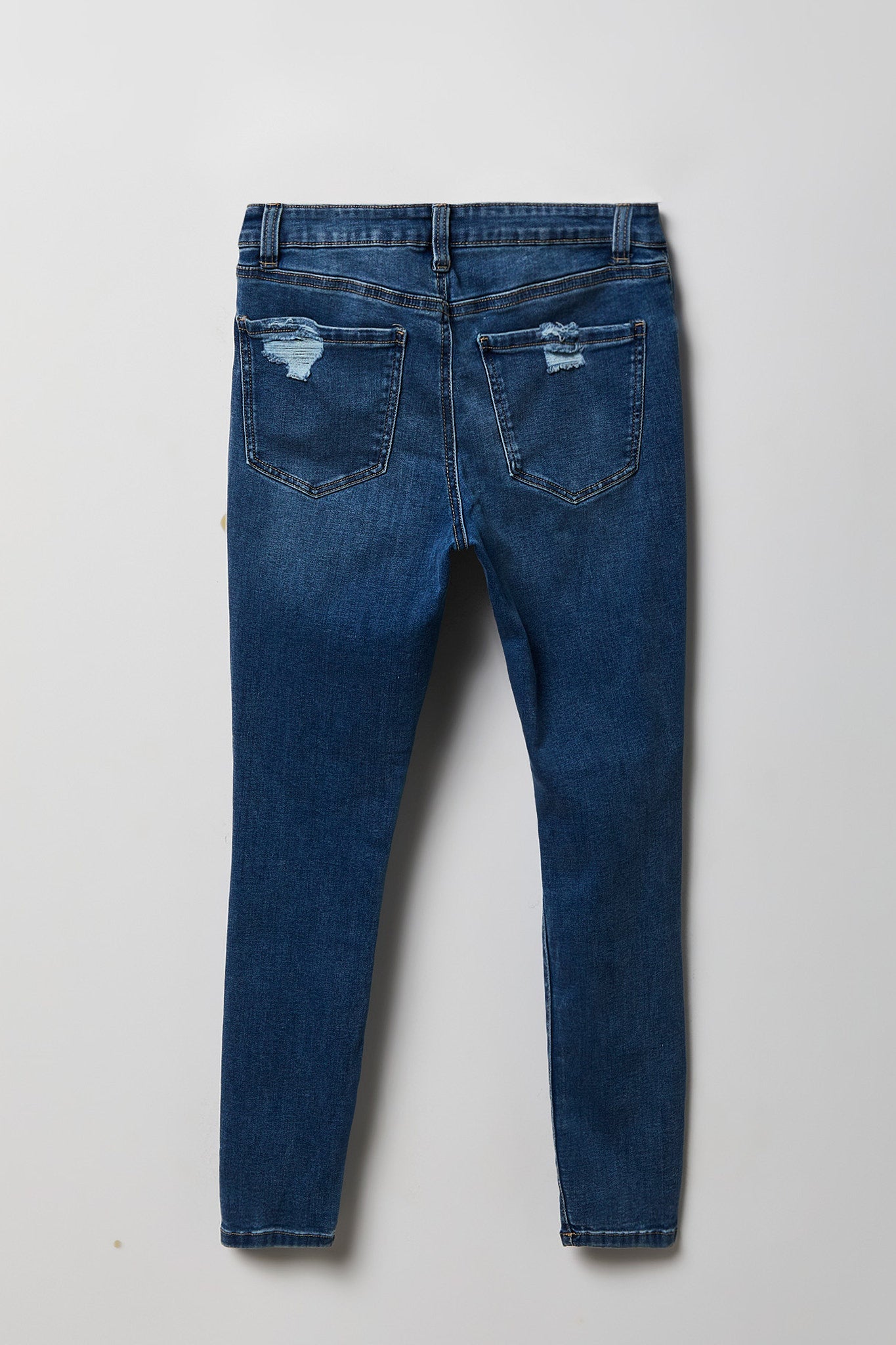 South Beach Stretch Ripped Low Rise Skinny Jean
