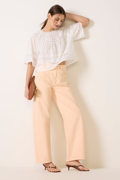 Arie Cutwork Blouse