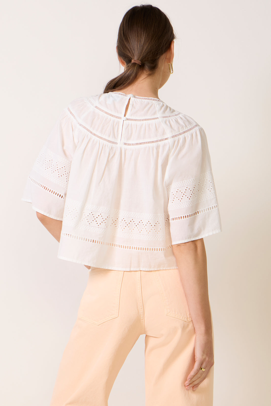 Arie Cutwork Blouse