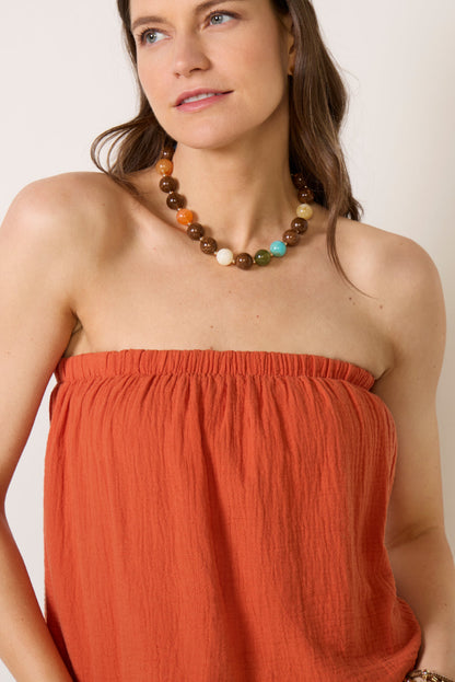 Gauze Tube Top