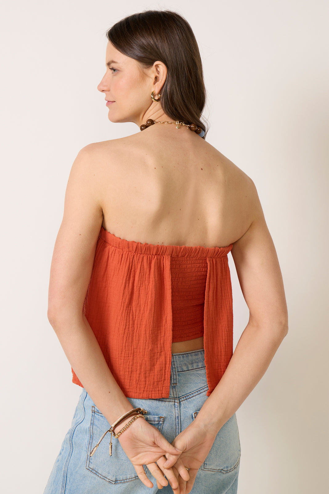 Gauze Tube Top