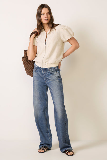 Everly Linen Bomber