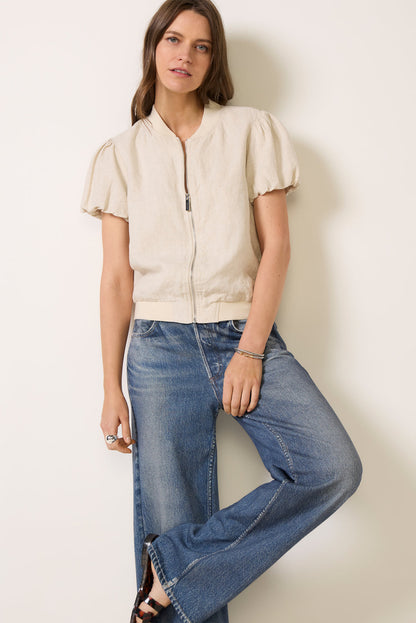 Everly Linen Bomber