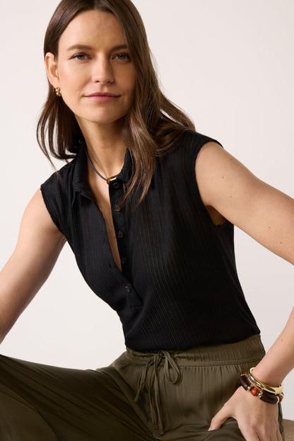 Everyday Muse Collared Tee