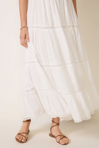 Behati Eyelet Midi Dress