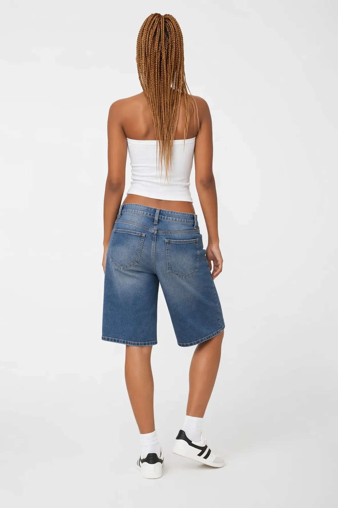 Stretch Low Rise Vintage Dark Jort