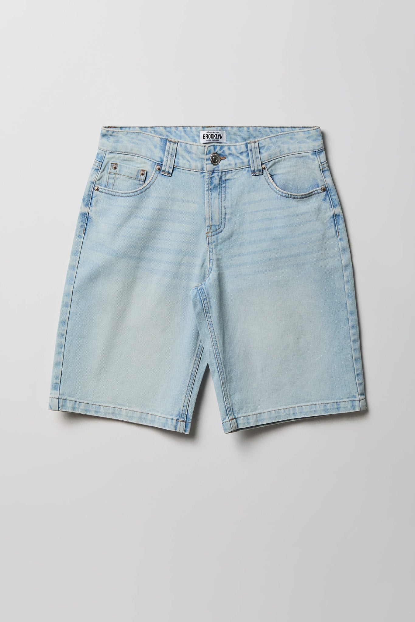 Brooklyn Graphic Low Rise Baggy Light Jort