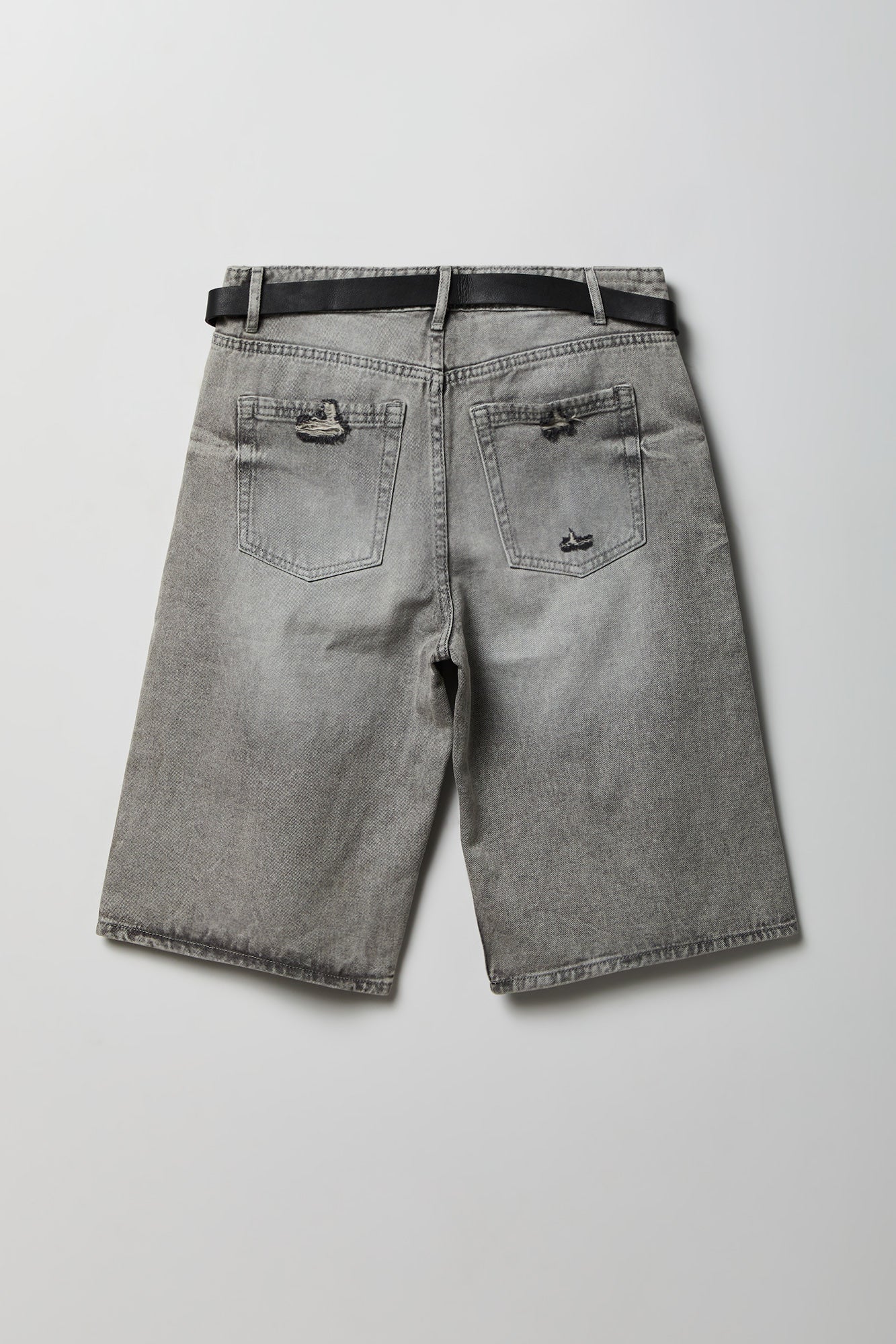 Low Rise Belted Jort 13"