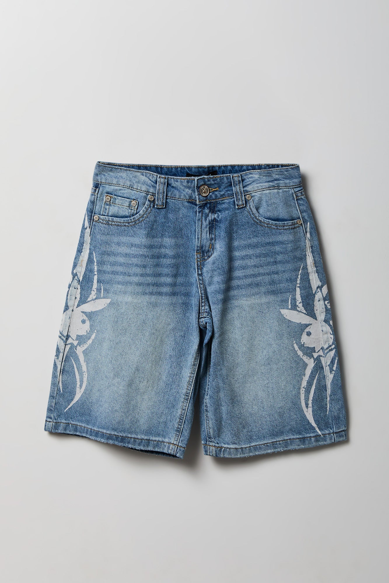 Playboy Print Low Rise Jort