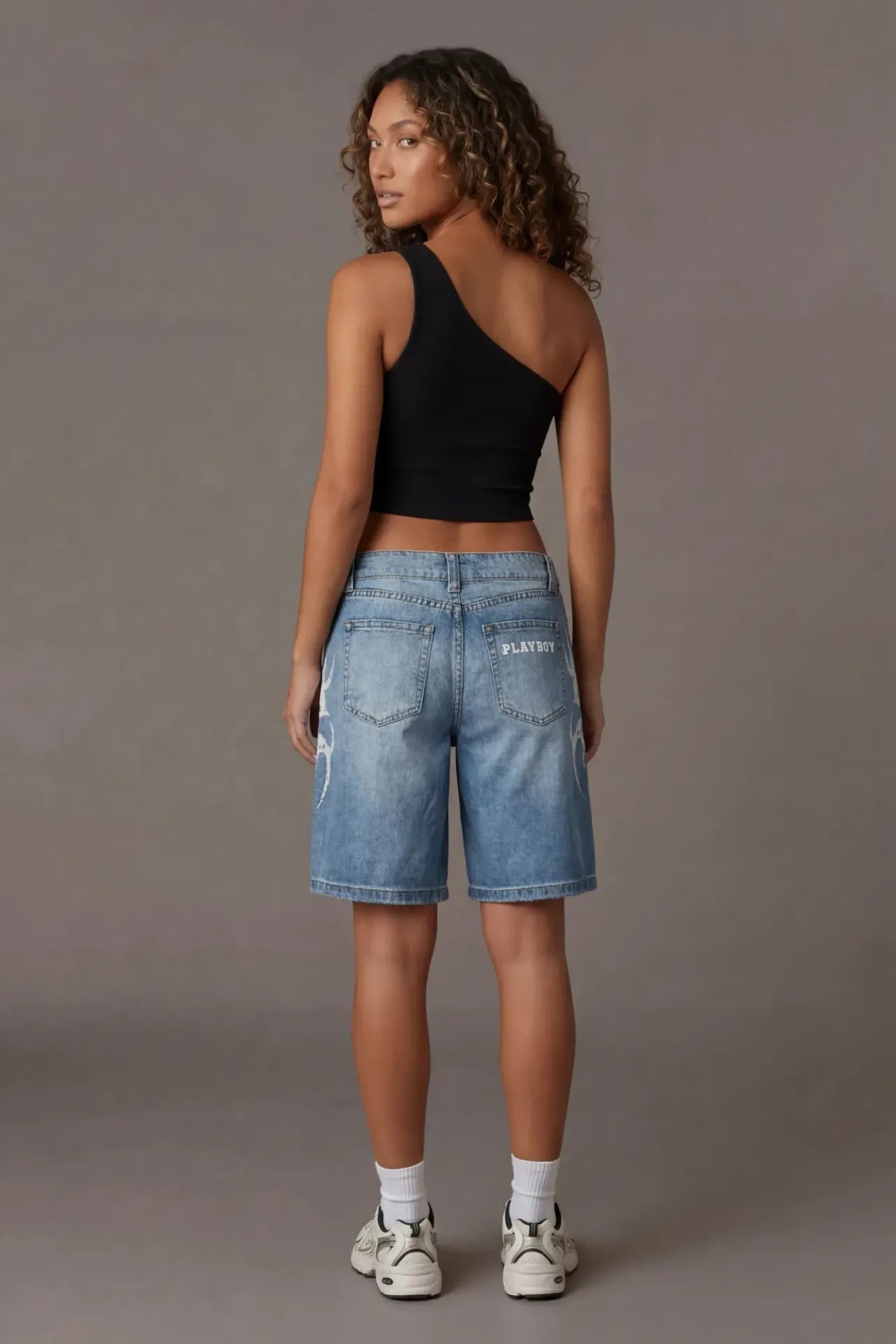 Playboy Print Low Rise Jort