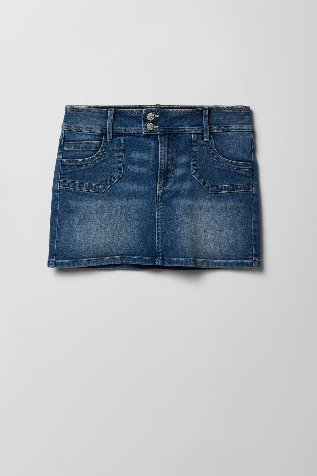 Micro Denim Skort