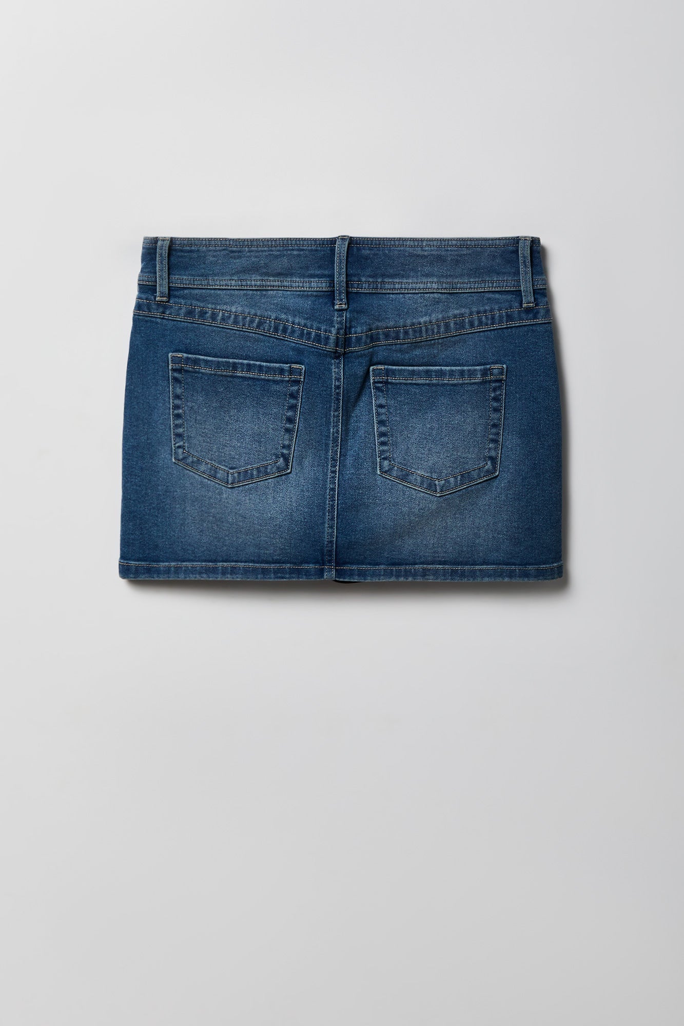 Micro Denim Skort