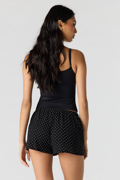 Textured Drawstring Short