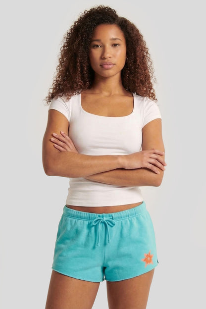 Graphic Fleece Micro Shortie