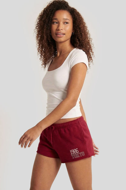 Graphic Fleece Micro Shortie