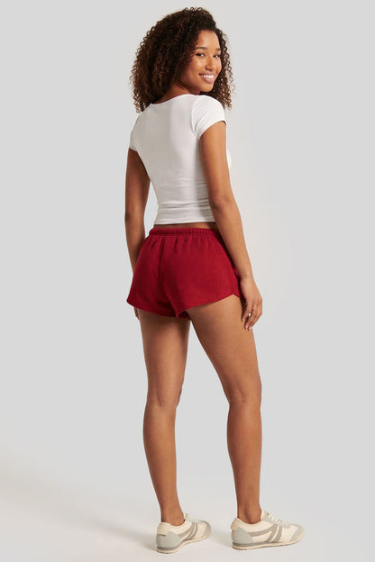 Graphic Fleece Micro Shortie