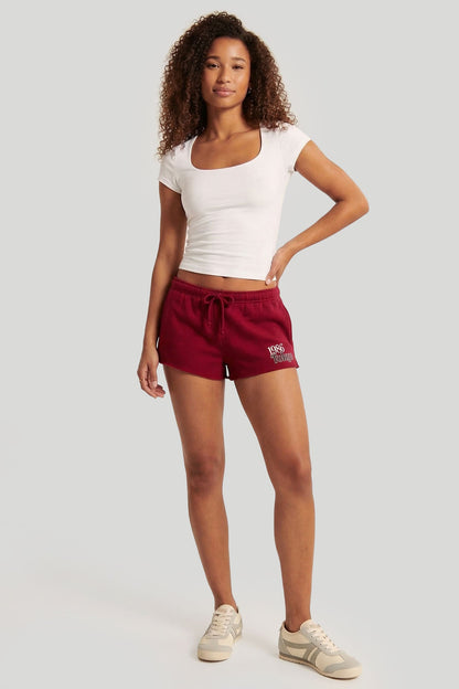 Graphic Fleece Micro Shortie
