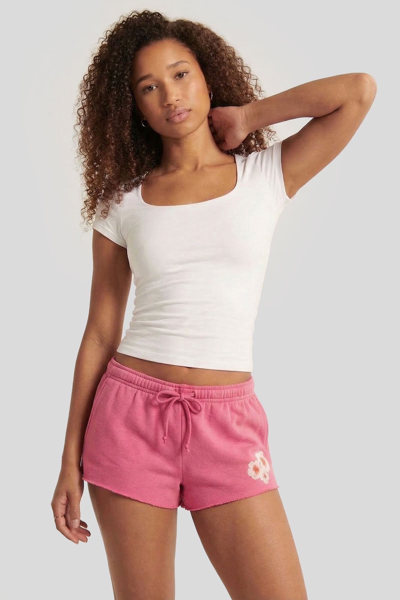 Graphic Fleece Micro Shortie