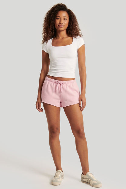 Graphic Fleece Micro Shortie
