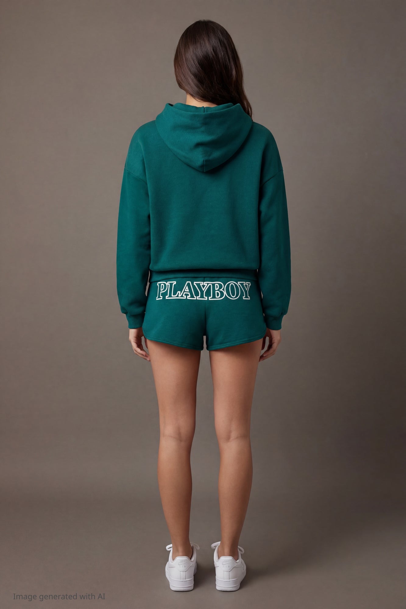 Playboy Graphic Fleece Dolphin Short 2.5"