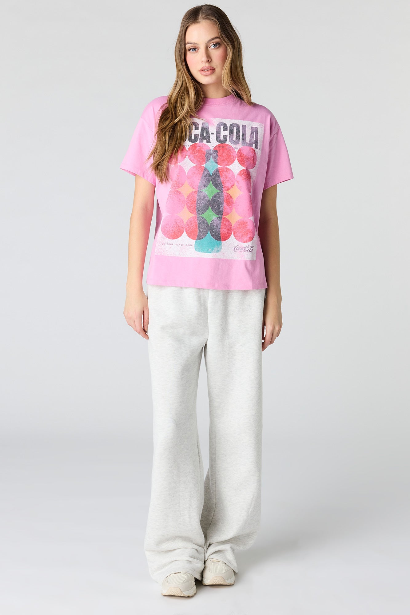 Coca-Cola Graphic Boyfriend T-Shirt