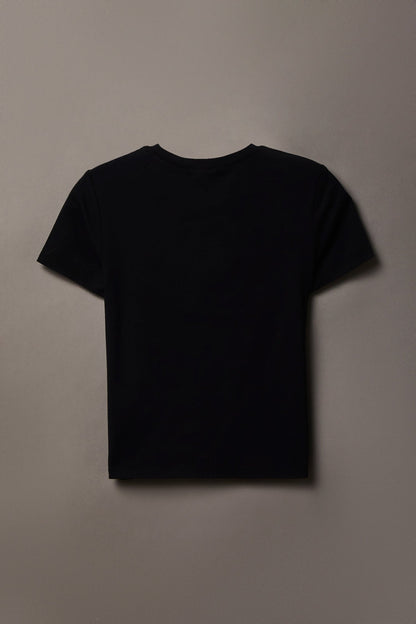 Soft Contour Playboy Rhinestone T-Shirt