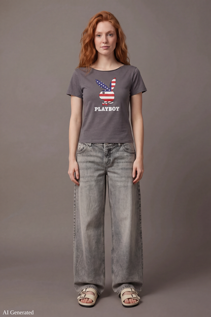 Playboy USA Graphic T-Shirt