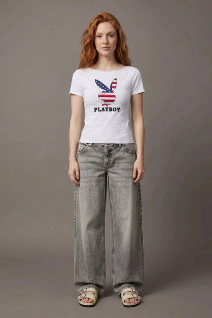Playboy USA Graphic T-Shirt