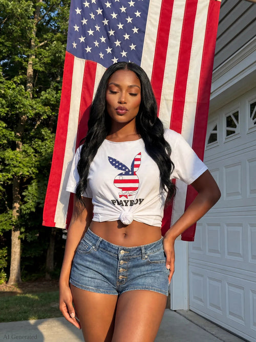 Playboy USA Graphic T-Shirt