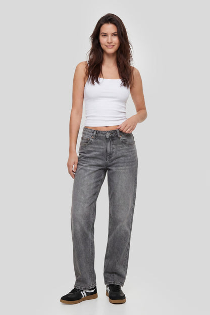 Low Rise Baggy Grey Jean