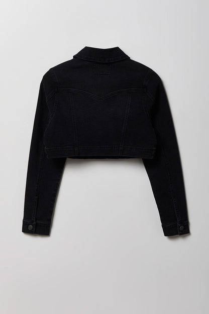 Classic Cropped Denim Jacket