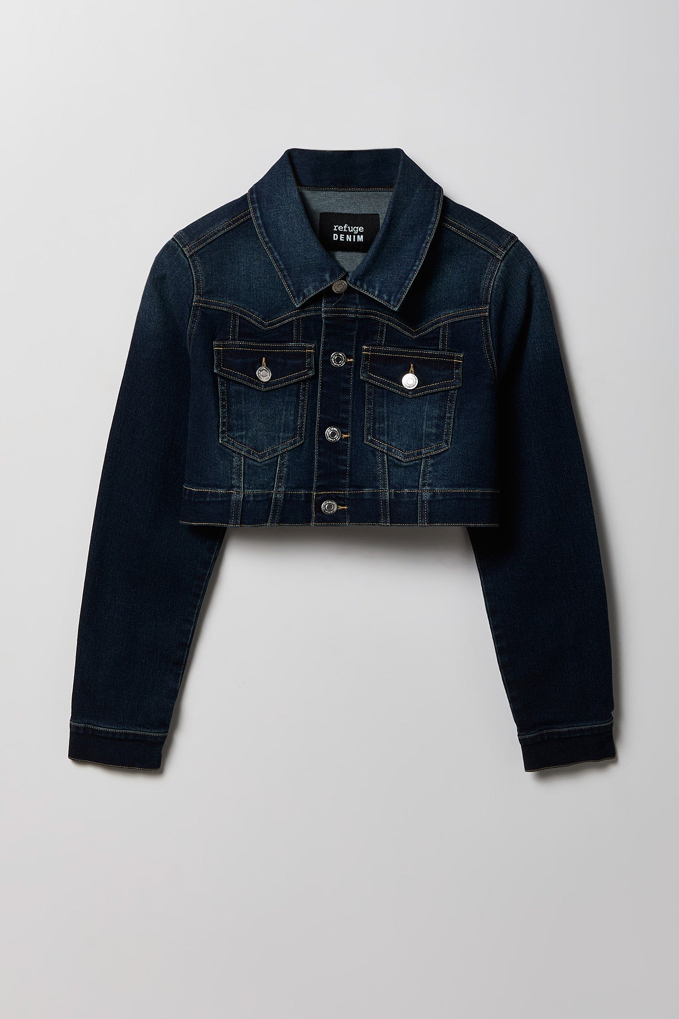 Classic Cropped Denim Jacket