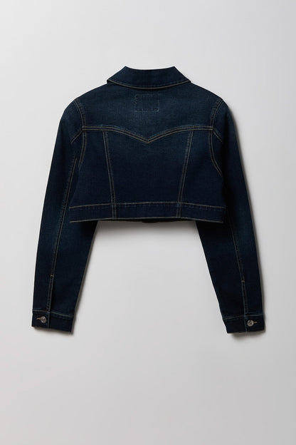 Classic Cropped Denim Jacket