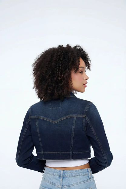 Classic Cropped Denim Jacket