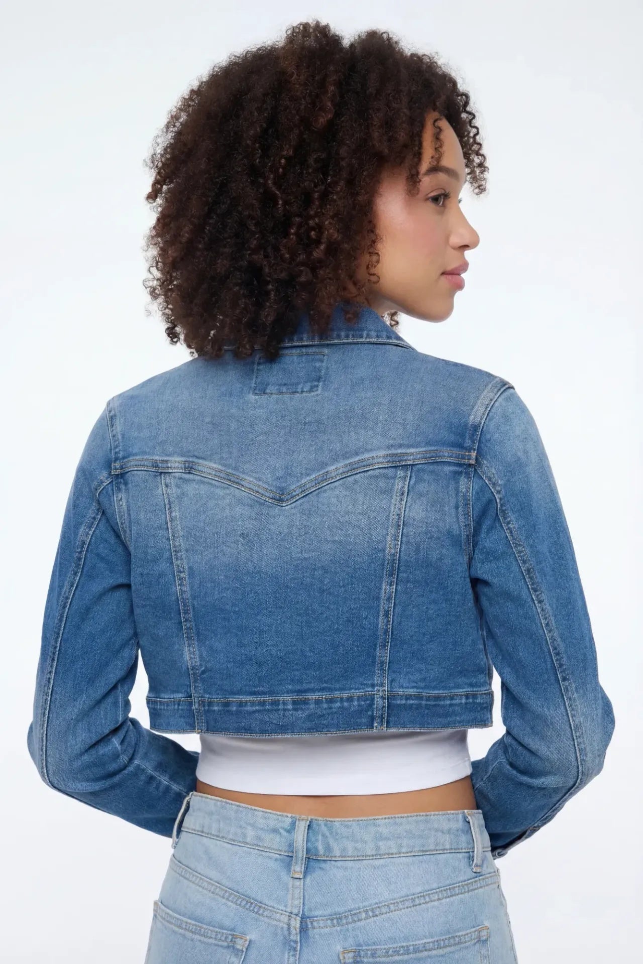 Classic Cropped Denim Jacket