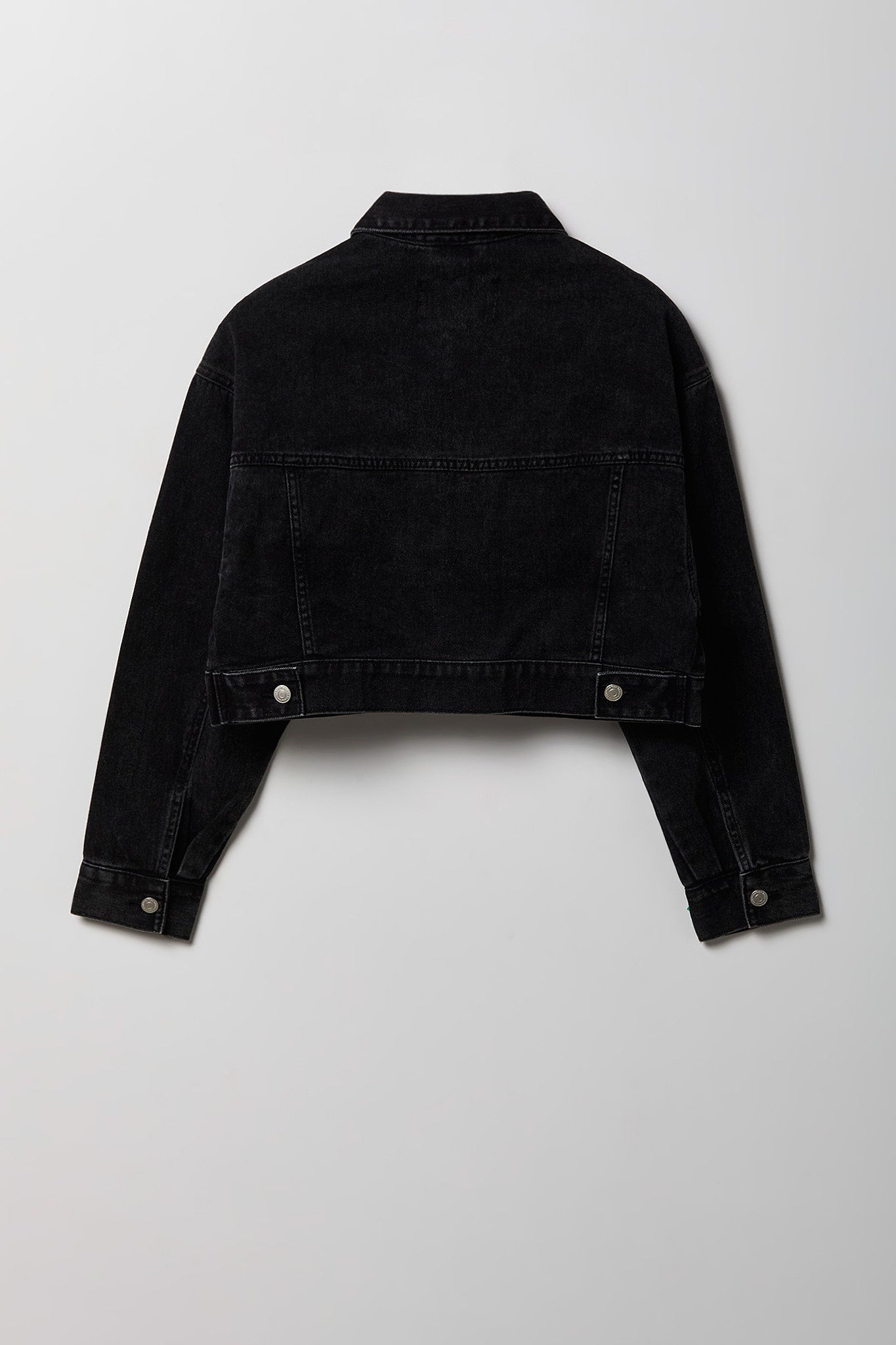 Ripped Cropped Denim Jacket
