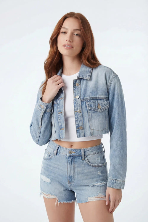 Cropped Denim Jacket