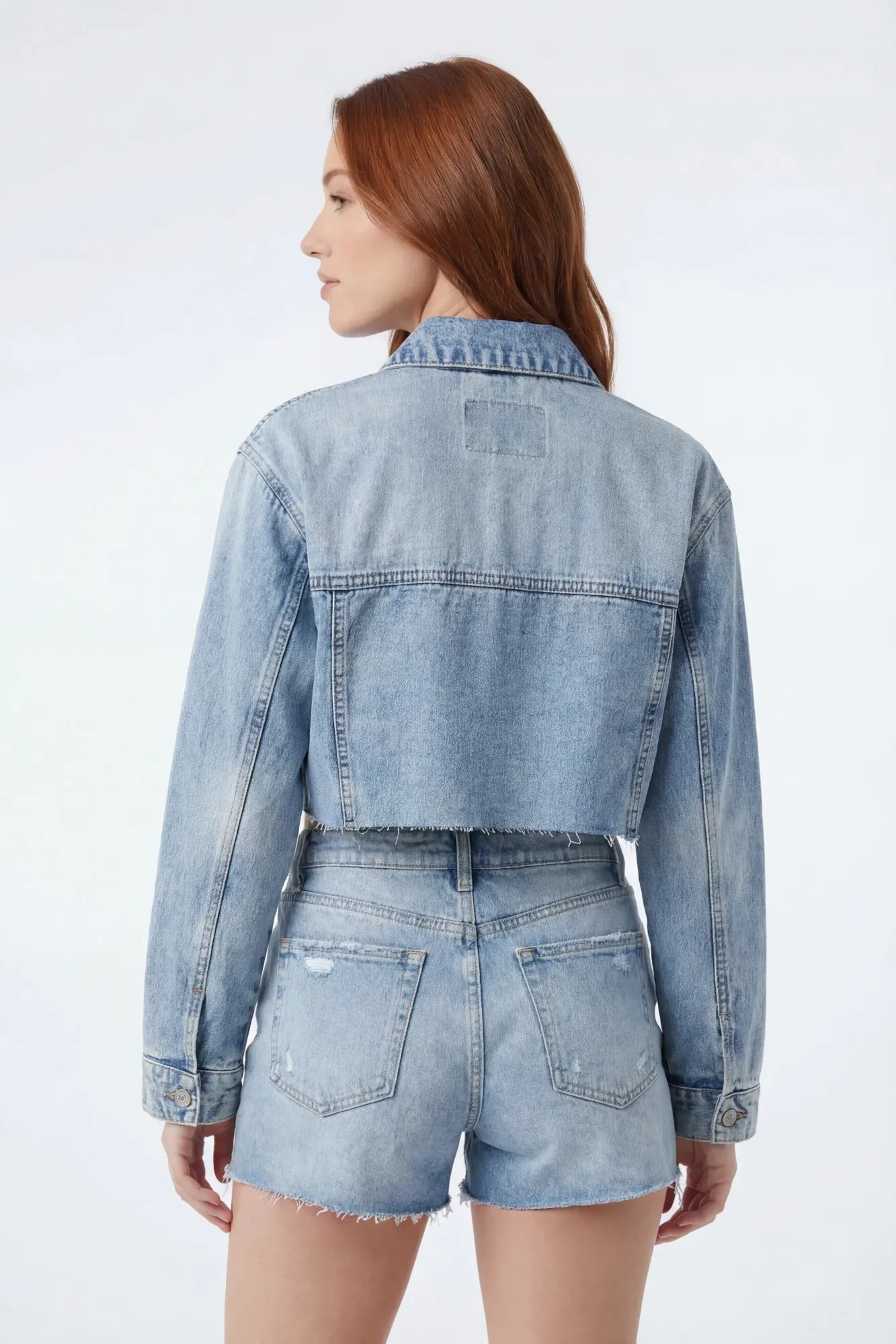 Cropped Denim Jacket