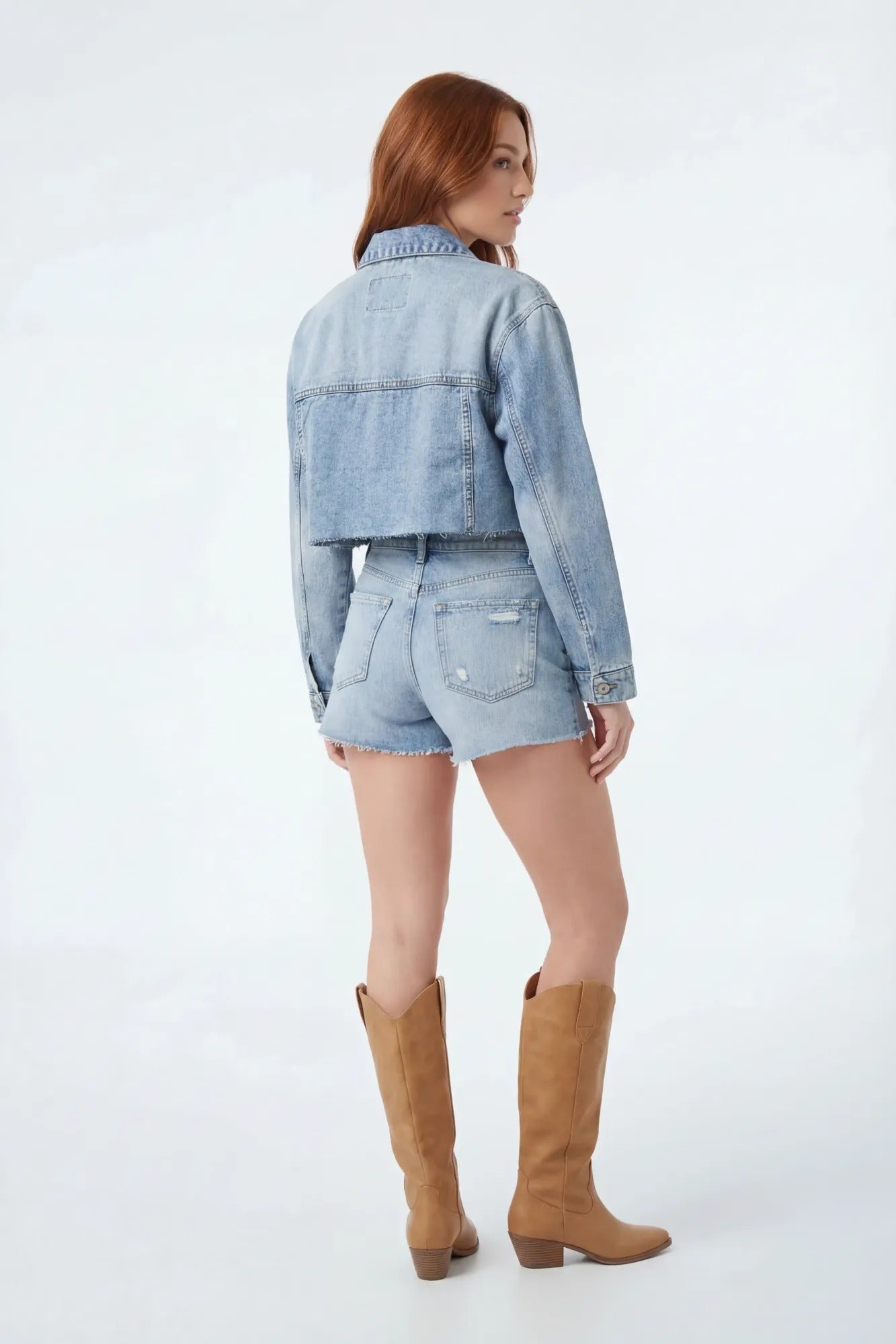 Cropped Denim Jacket