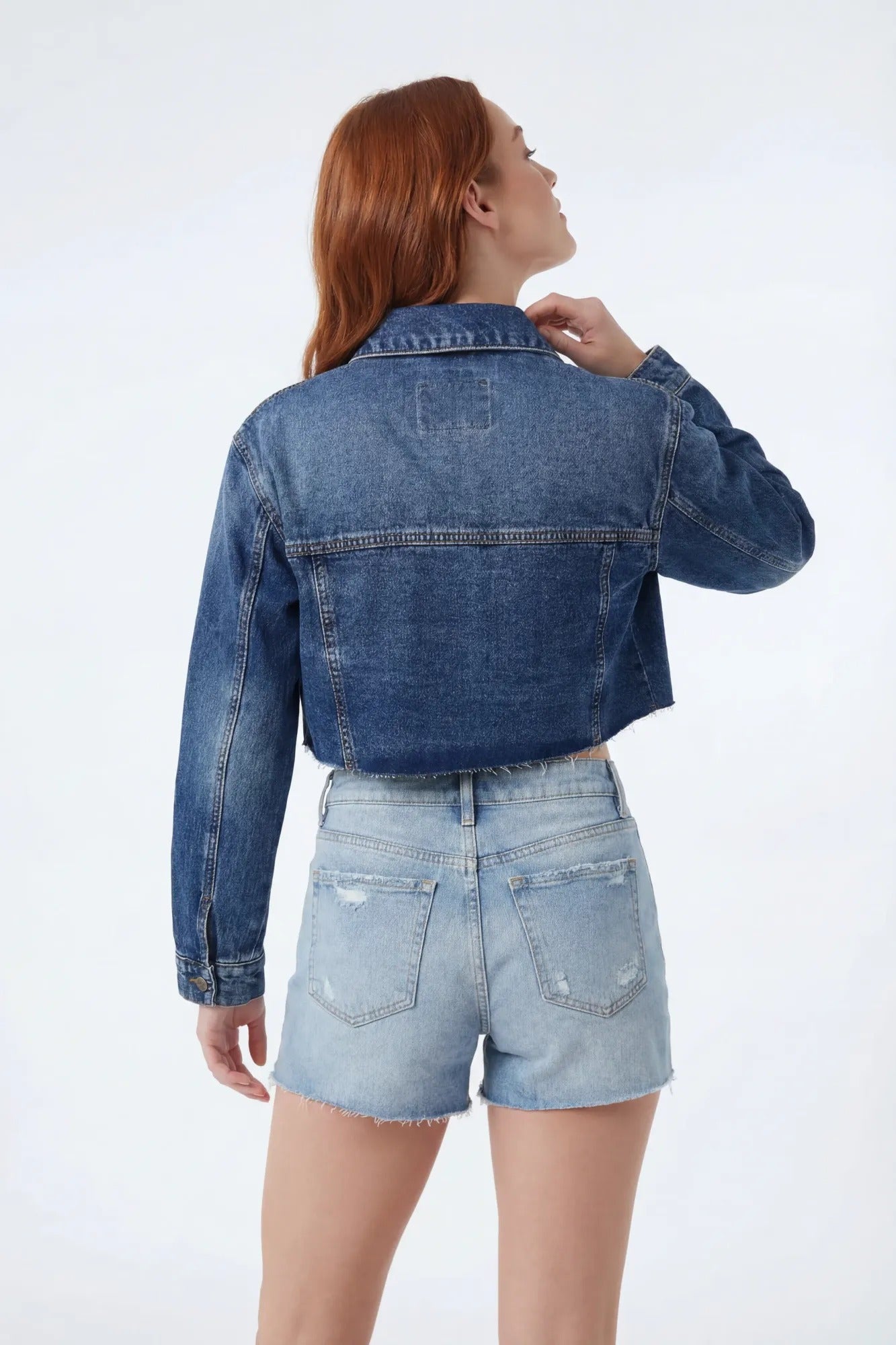 Cropped Denim Jacket
