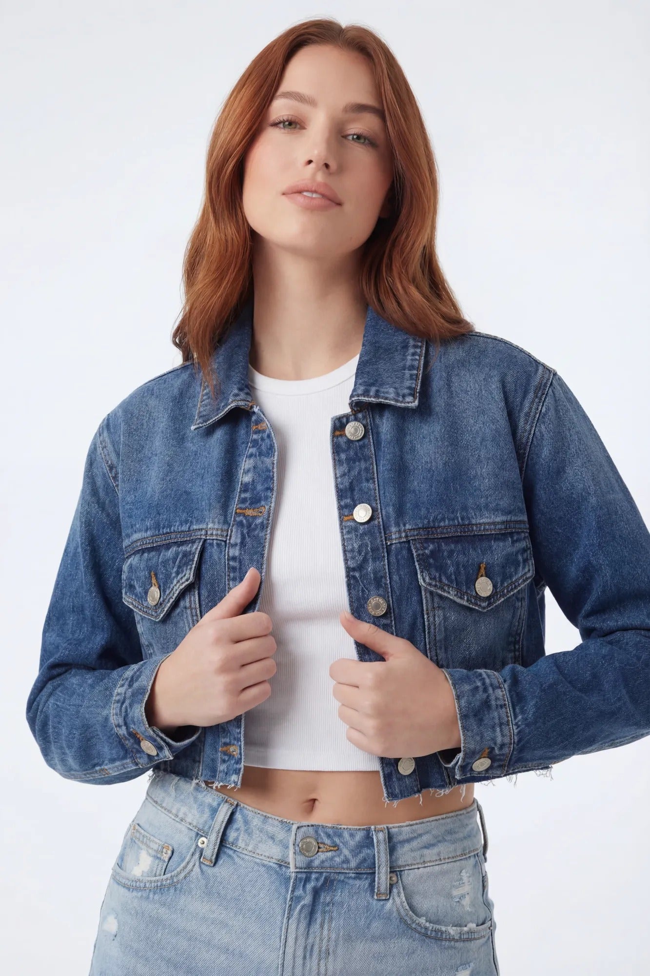 Cropped Denim Jacket