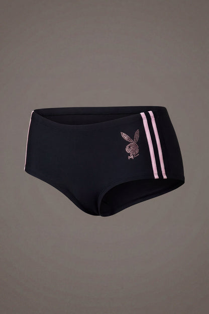 Playboy Rhinestone Cheeky Bikini Bottom