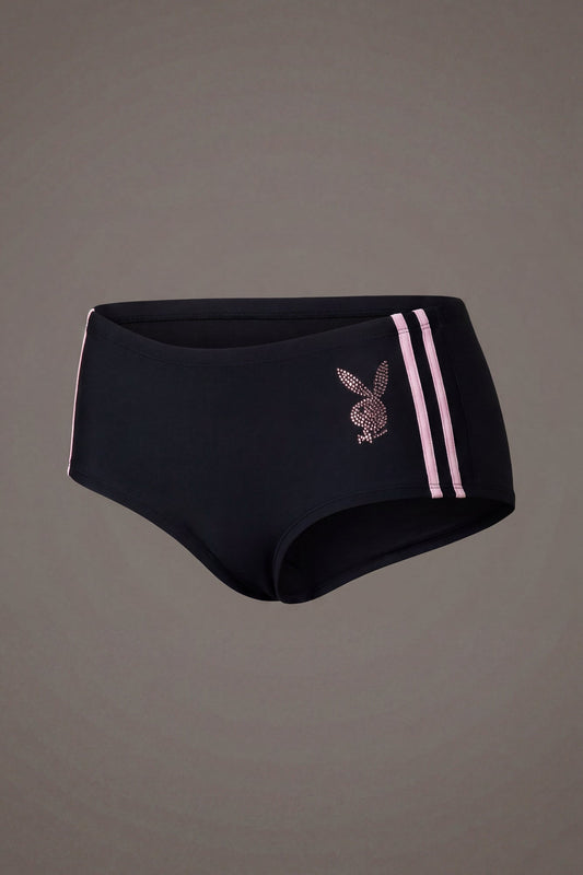 Playboy Rhinestone Cheeky Bikini Bottom